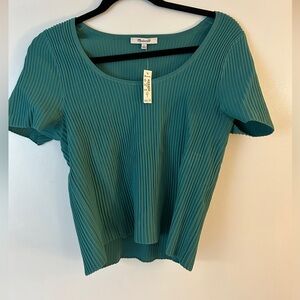 Madewell ribbed top NWT